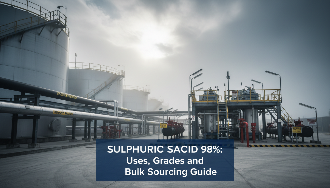 Sulphuric acid 98% commercial grade - bulk industrial chemical