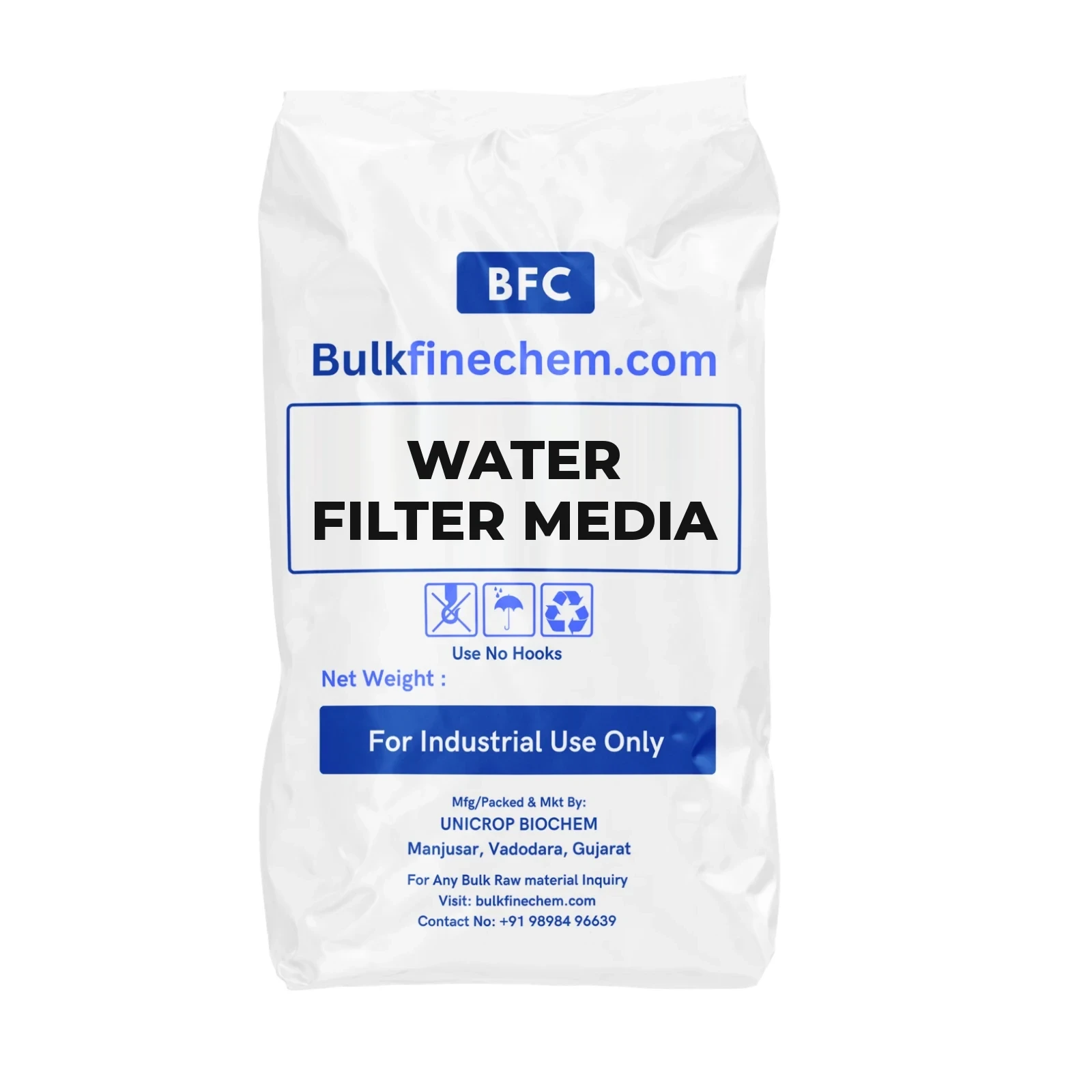 Water Filter Media bulk pack - Bulkfinechem