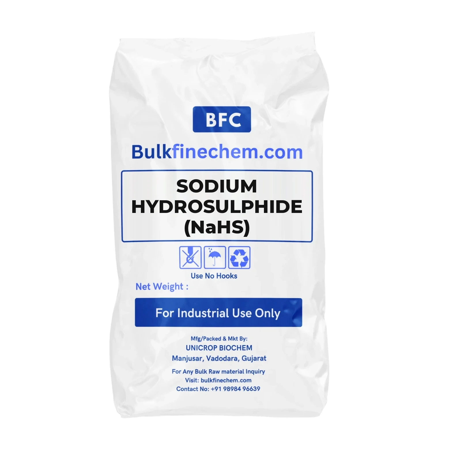 Sodium Hydrosulphide (NaHS) bulk pack - Bulkfinechem