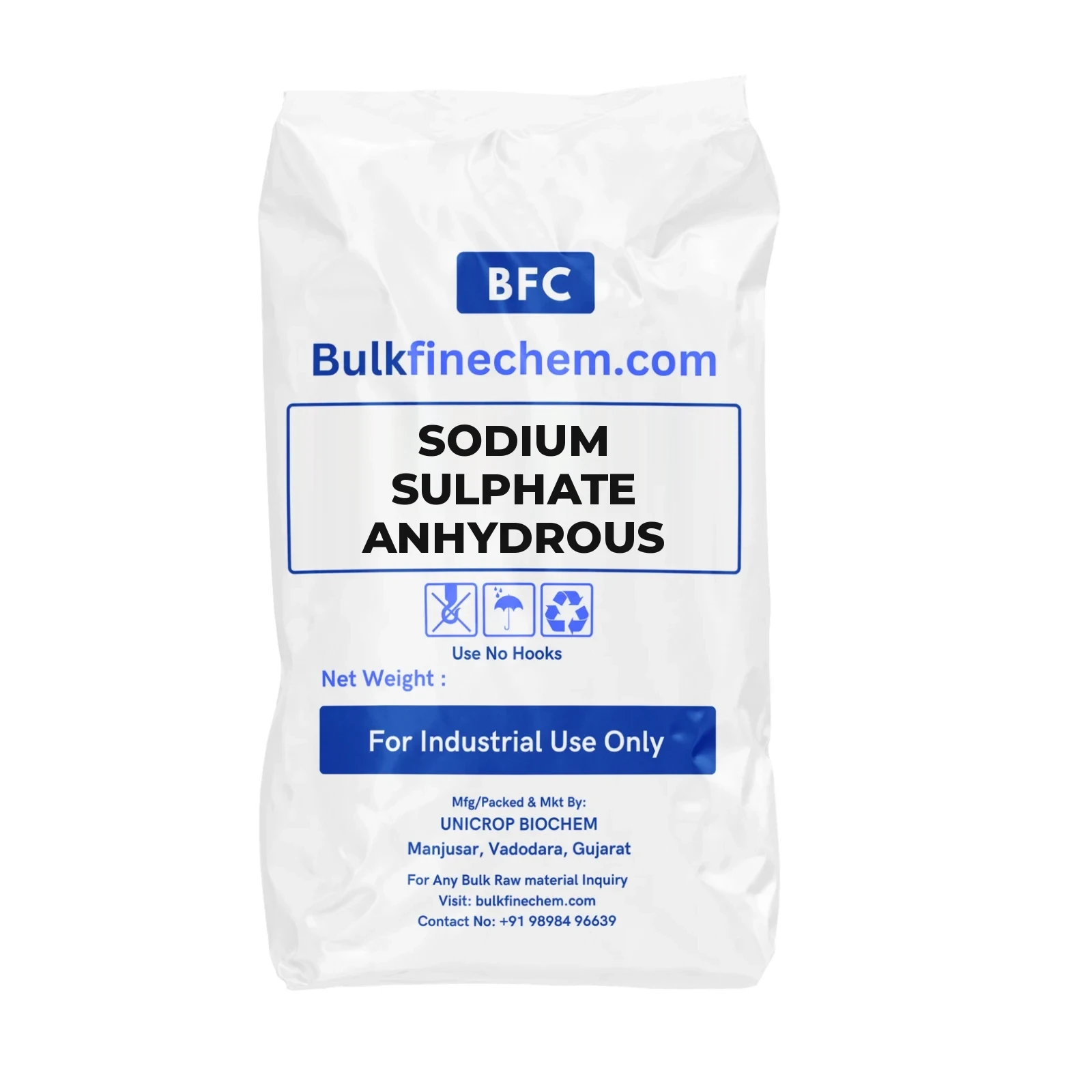 Sodium Sulphate Anhydrous bulk pack - Bulkfinechem