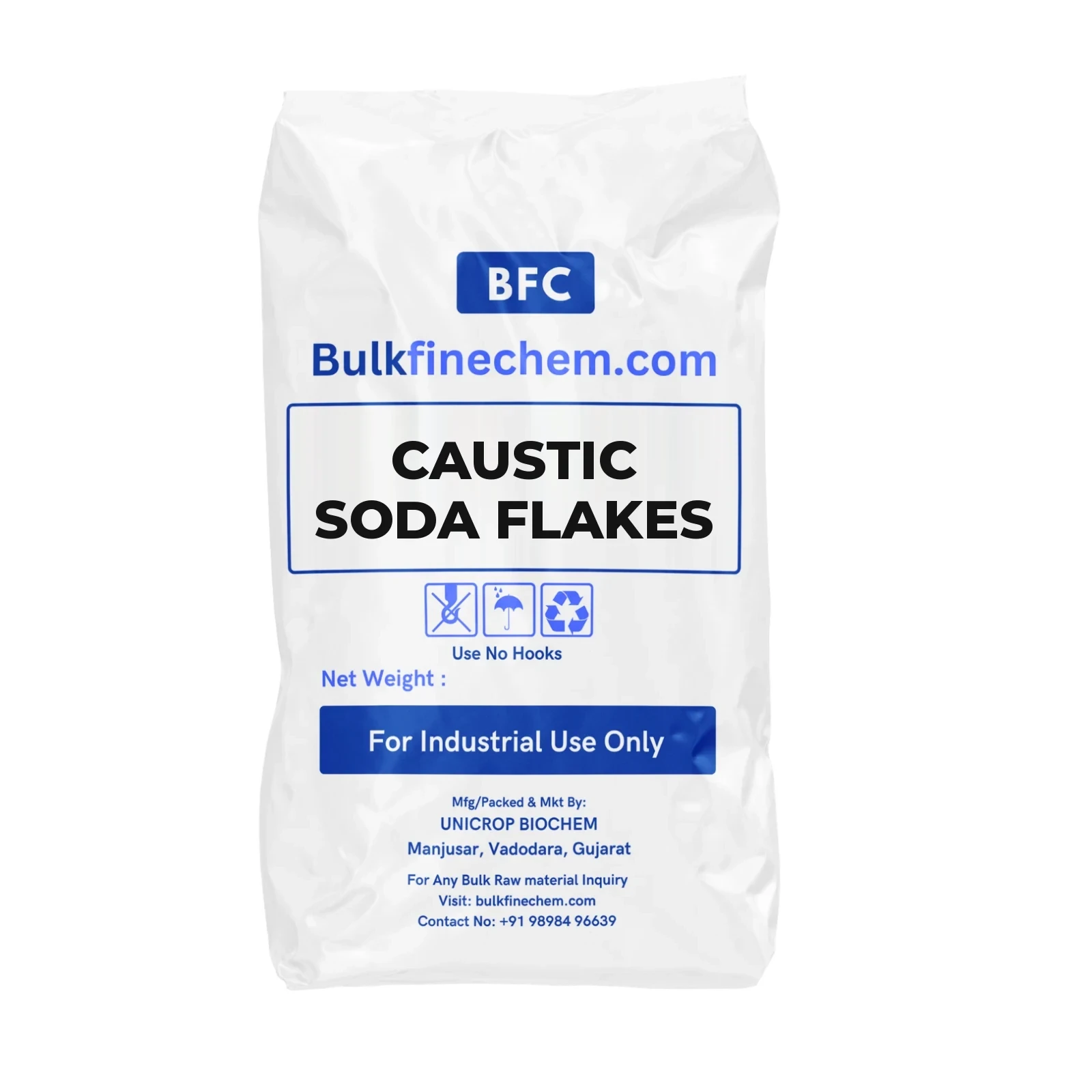Caustic Soda Flakes bulk pack - Bulkfinechem